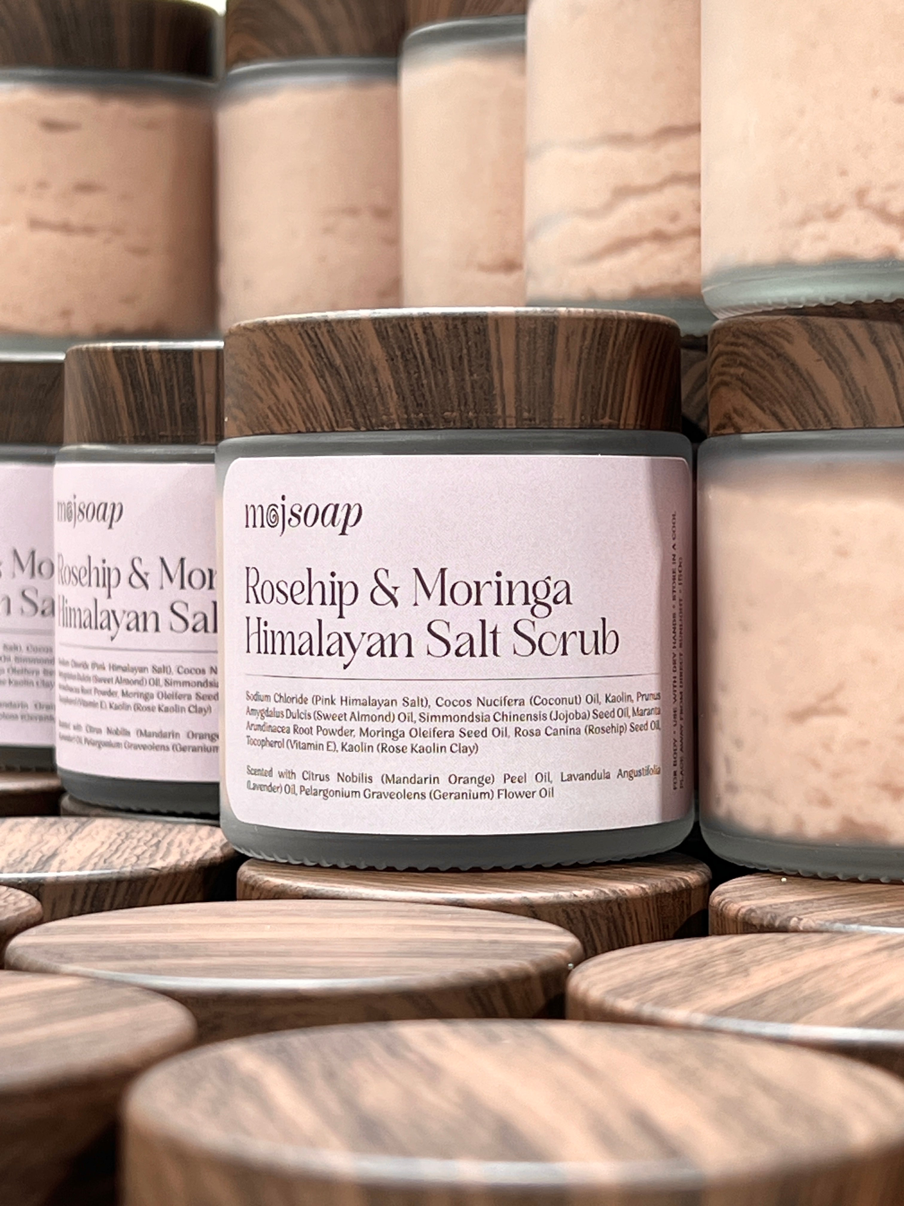 Rosehip & Moringa Himalayan Salt Scrub